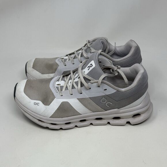On Cloud Cloudrunner Running Shoes Womens 9.5 White Mesh Lightweight Sneakers - Picture 4 of 16